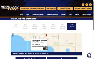 Heartland Tire website