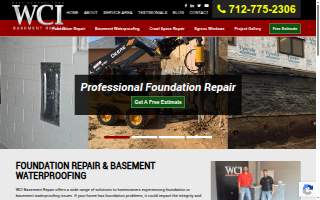 WCI Basement Repair of Storm Lake website