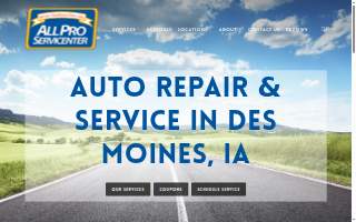 All Pro Servicenter website