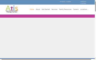 Axis Therapy Centers - Urbandale website
