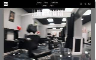 Color Works Tattoo website