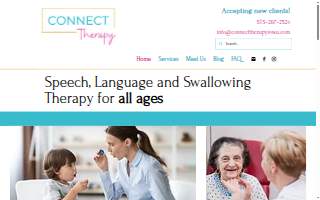 Connect Therapy of Urbandale website
