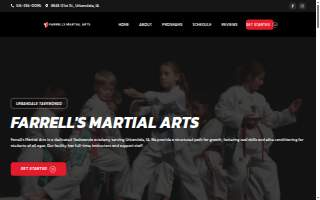 Farrell's Martial Arts website