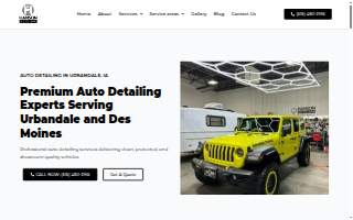 Hanson Auto Spa of Urbandale website