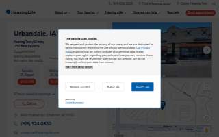 HearingLife of Urbandale IA website