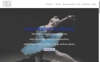 Iowa Ballet Academy website