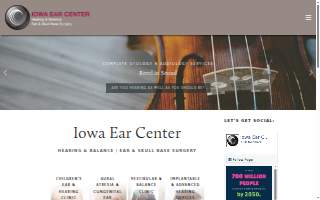 Iowa Ear Center PLLC website