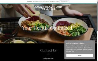 Kaizen Health and Wellness - Urbandale website