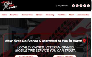 Tire Heroes website