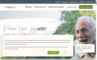 WesleyLife Home Health website