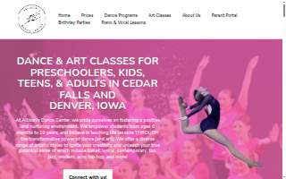 Allison's Dance Center website