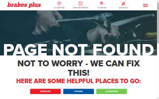 Brakes Plus of Waterloo website