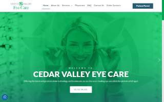 Cedar Valley Eye Care - Waterloo website