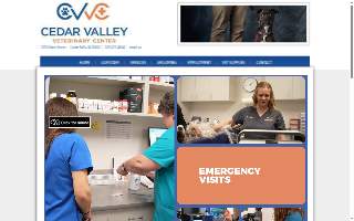 Cedar Valley Veterinary Center website