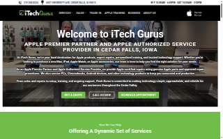 iTech Gurus - Apple Authorized Service Provider, Plus PC Repair & Support of Waterloo website