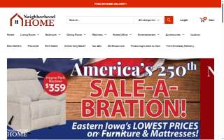Neighborhood Home website