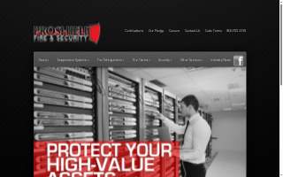 Proshield Fire & Security website