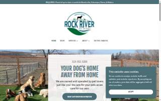 Rock River Pet Resort of Waterloo website