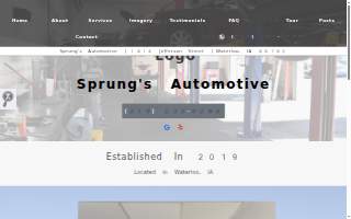 Sprung's Automotive website