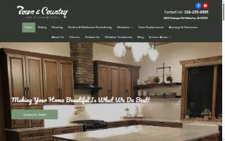 Town & Country Home Improvement website