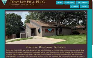 Trent Law Firm, PLLC website