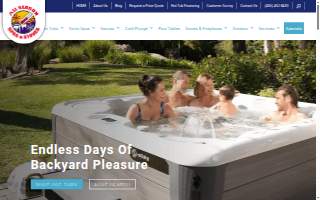 Tubs R Us Pools & Spas website