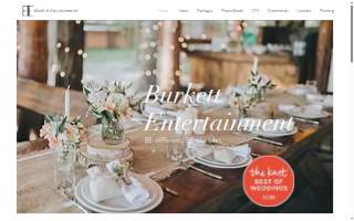 Burkett Entertainment website