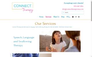 Connect Therapy of Waukee website