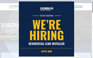 Dorrian Heating & Cooling Inc website