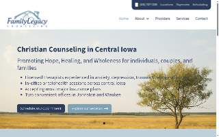 Family Legacy Counseling website