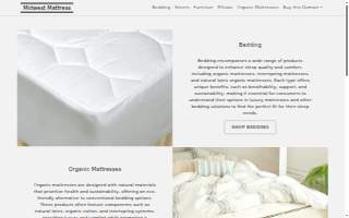 Midwest Mattress website