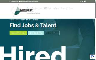 Midwest Professional Staffing & Midwest Search Group LLC of Waukee website
