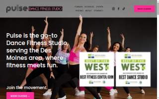 Pulse Dance Fitness Studio of Waukee website
