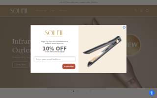 Soleil Tan Spa of Waukee website