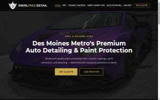 Swirl Free Detail website