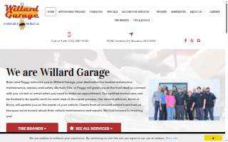 Willard Garage website