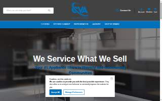 Cedar Valley Appliance website