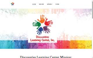 Discoveries Learning Center website