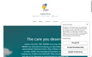 Healthy Minds website