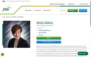 Heidi Abben - Mortgage Loan Officer website