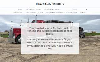 Legacy Farm Products website