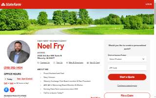 Noel Fry - State Farm Insurance Agent website