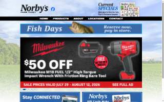 Norbys Farm Fleet website