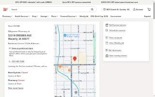 Walgreens Pharmacy of Waverly website