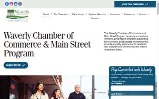 Waverly Chamber of Commerce/Main Street website