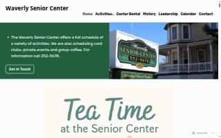 Waverly Senior Center website