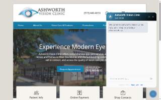 Ashworth Vision Clinic website