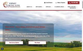 Ernst Funeral Home & Cremation Services website