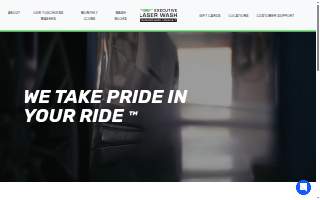 Executive Laser Wash website