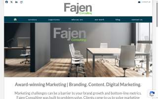 Fajen Consulting, LLC website
